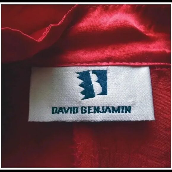 40s Style Red Satin Sheath Dress, Military Influence Retro Swing VFG &0s Vintage - Picture 6 of 14